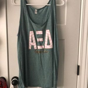 Alpha xi delta axid American Apparel tank top